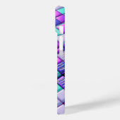 Étui de téléphone à grille technologique iridescen (Verso / Gauche)