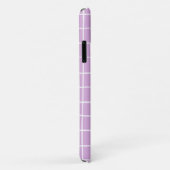 Étui de téléphone à grille violette (Dos/Droite)