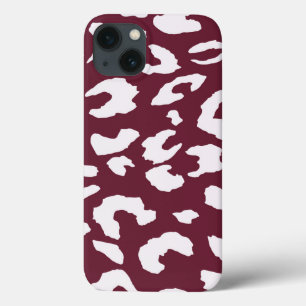 ÉTUI DE TÉLÉPHONE À IMPRESSION DE GUÉPARD BLANC -