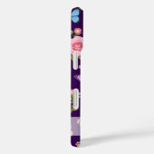 Étui de téléphone à impression de patte florale av (Verso / Droite)