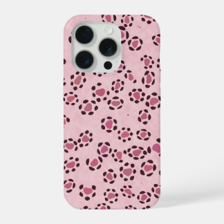 Étui de téléphone à imprimé léopard rose | Animal 