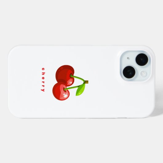 étui de téléphone à la cerise (Verso (horizontal))