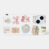 Étui de téléphone à l'esthétique mignonne, minimal (Verso Horizontal)