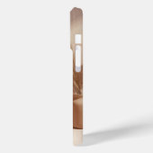Étui de téléphone à lettre T minimale – Abstrait e (Verso / Gauche)