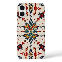 Étui de téléphone à médaillon d'art folklorique vi