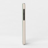 Étui de téléphone à monogramme à rayures classique (Dos/Gauche)