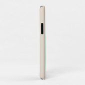 Étui de téléphone à monogramme à rayures classique (Dos/Droite)