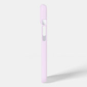 Étui de téléphone à monogramme lavande élégant per (Verso / Gauche)
