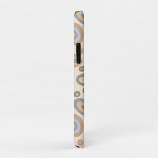 Étui de téléphone à monogramme moderne – Design ab (Dos/Droite)