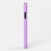 Étui de téléphone à monogramme violet lilac (Dos/Droite)