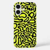 Étui de téléphone à motif blob abstrait moderne – (Verso)