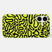 Étui de téléphone à motif blob abstrait moderne – (Verso (horizontal))