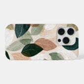 Étui de téléphone à motif botanique moderne – Tons (Verso Horizontal)