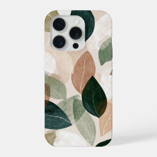 Étui de téléphone à motif botanique moderne – Tons