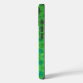 Étui de téléphone à motif circulaire vert (Verso / Gauche)