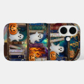 Étui de téléphone à motif de bibliothèque d'Hallow (Verso (horizontal))