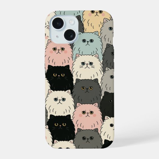 Étui de téléphone à motif de chat mignon (Verso)