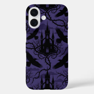 Étui de téléphone à motif de château Raven & Thorn