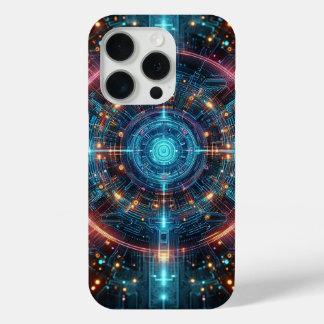 étui de téléphone à motif de circuit numérique