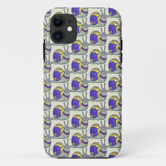Étui de téléphone à motif de petit escargot mignon