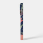 Étui de téléphone à motif de tulipe florale sombre (Côté gauche)