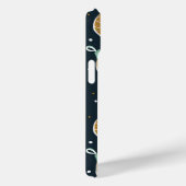 Étui de téléphone à motif d'ornement de Noël rétro (Verso / Droite)