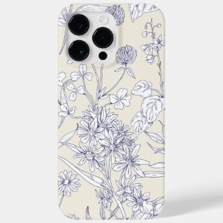 Étui de téléphone à motif floral vintage – iPhone 