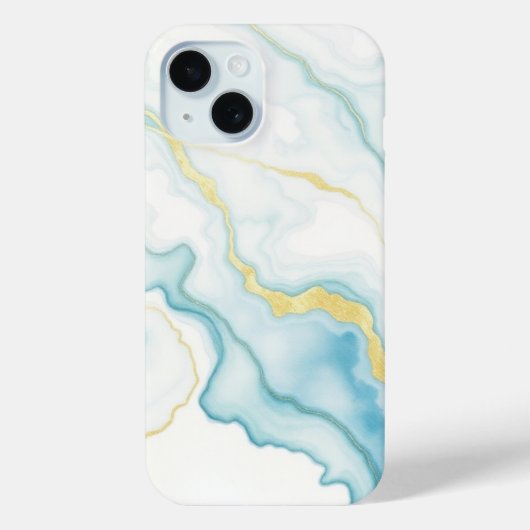 Étui de téléphone à motif marbré pour iPhone (Verso)