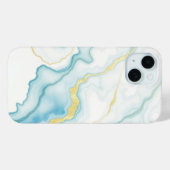 Étui de téléphone à motif marbré pour iPhone (Verso (horizontal))