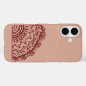 Étui de téléphone à motif Mehndi (Verso (horizontal))