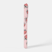 Étui de téléphone à motif rose fraise mignon (Côté droit)