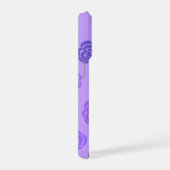 Étui de téléphone à motif rose pourpre (Côté droit)