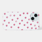 Étui de téléphone à motif rose rose (Verso Horizontal)