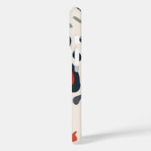 Étui de téléphone à motif topographique abstrait (Verso / Gauche)