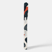 Étui de téléphone à motif topographique abstrait (Verso / Droite)