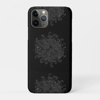 Étui de téléphone à motifs de vagues abstraites en