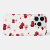 Étui de téléphone à nœud cerise (Verso Horizontal)
