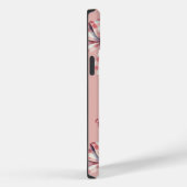 Étui de téléphone à nœud coquette rose personnalis (Verso / Droite)