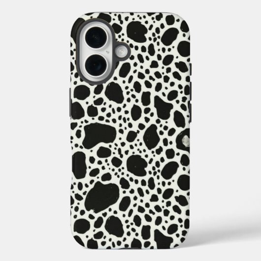 Étui de téléphone à taches chic de dalmatien (Verso)