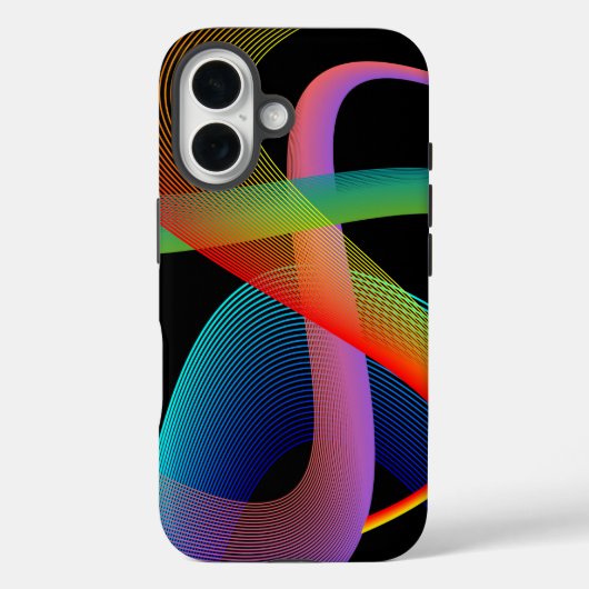 Étui de téléphone à tourbillon de couleurs (Verso)