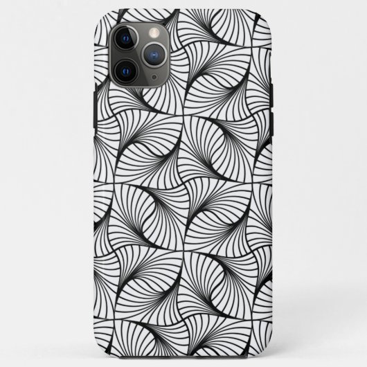 étui de téléphone à tourbillon géométrique (Dos)