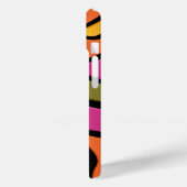 Étui de téléphone à vague de couleur abstraite. (Verso / Gauche)