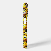 Étui de téléphone à visage souriant rétro Happy -  (Verso / Droite)