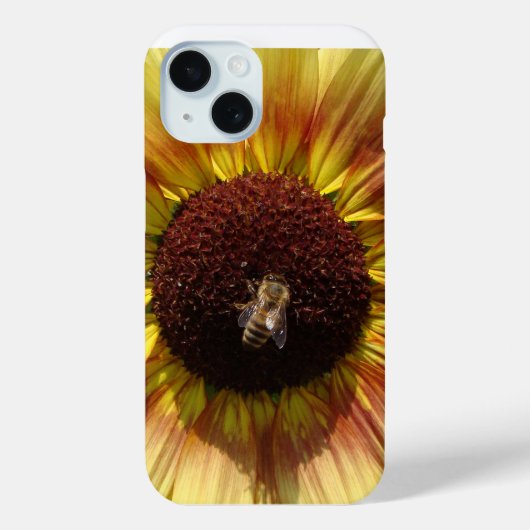 Étui de téléphone Abeille sur Tournesol (Verso)