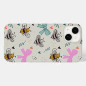 Étui de téléphone Abeilles occupées et Rubans (Verso (horizontal))