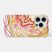 Étui de téléphone abstrait (Verso Horizontal)