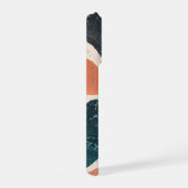 Étui de téléphone abstrait en terrazzo moderne (Côté droit)