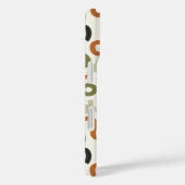 Étui de téléphone abstrait ondulé de style moderne (Verso / Droite)