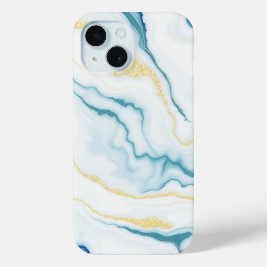Étui de téléphone abstrait rétro pour iPhone (Verso)