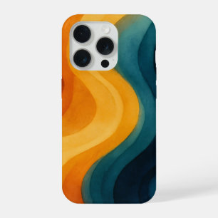 Étui de téléphone abstrait Retro Wave